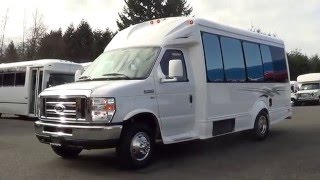 Northwest Bus Sales Inc  2016 Ford Starcraft Executive  14 Pax wRear Luggage  S22752 [upl. by Ivon]