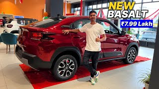 Citroen Basalt Manual ✅ Suv Coupe वो भी 799 Lakh मे 🔥 [upl. by Yhtamit]