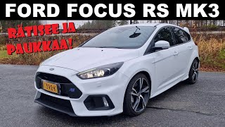 KOEAJO Ford Focus RS 4WD  RÄTISEE JA PAUKKAA [upl. by Bael]