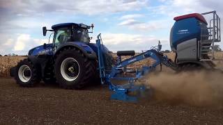 Lemken Solitair 25  Zirkon 6m New Holland T7315 HD Boritech sro [upl. by Medorra]