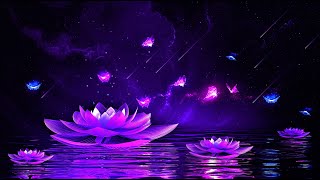 Peaceful Night 💜 Soothing Deep Sleep Music ★ Calming Meditation Healing 528Hz [upl. by Eillam]