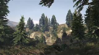 Video Game Ambience Asmr  GTA V Chiliad Mountain State Wilderness  Relaxing Forest Sounds [upl. by Nassir425]