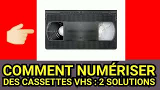 COMMENT NUMÉRISER des CASSETTES VHS  2 SOLUTIONS [upl. by Aerol]