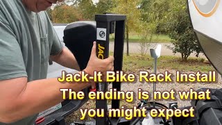 JackIt bike rack installation on a Geo Pro 15TB  The ending is not what you think [upl. by Ahtnama801]