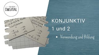 Konjunktiv 1und 2  die Basics schnell erklärt [upl. by Thompson]