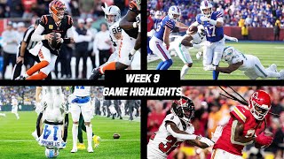 Every Week 9 Game Highlight [upl. by Magavern]