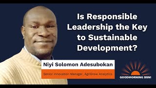 GMBSN53 081024 Responsible Leadership as a Driver for Sustainable Development [upl. by Watters]