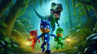 Catboy amp Gekko Visit Dinosaur Park Catboys Life Story  PJMASKS 2D Animation  Patrol Dreams TDC [upl. by Yrtnej]