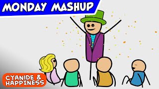 Six Classic Cyanide amp Happiness Toons  Cyanide amp Happiness Monday Mashup [upl. by Emmet154]