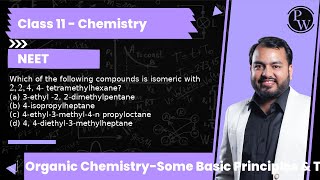 Which of the following compounds is isomeric with 224 4 tetramethylhexane a 3ethyl 2 2 [upl. by Audrit153]