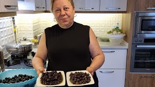 Siyah zeytin nasıl yapılır 15 gün sonra yiyebileceğiniz harika bir tarif 1 de kışlık tarifim var [upl. by Annaoi651]