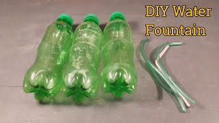 Non stop water fountain  DIY water fountain with plastic bottle  Water Fountain Creative Extra [upl. by Conti]