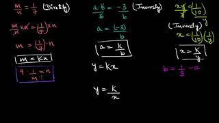 Recognising direct amp inverse variation Hindi  Class 8 India  Khan Academy [upl. by Eniroc]