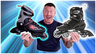 K2 Kinetic 80 vs Rollerblade Zetrablade  Best Beginner Inline Skate Review [upl. by Nnaeus]