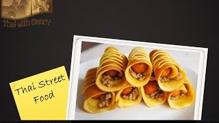 Thai Street food Pancake ขนมโตเกียว [upl. by Swen632]