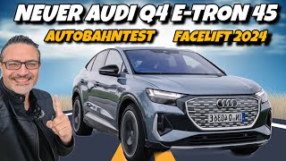 Neuer Audi Q4 etron 45 im ersten Test und Neueröffnung Audi Charging Hub Frankfurt mit top Infos [upl. by Adaha]