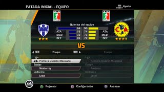 FIFA 11 PS2 Gameplay  Monterrey vs Club America [upl. by Jasmina]