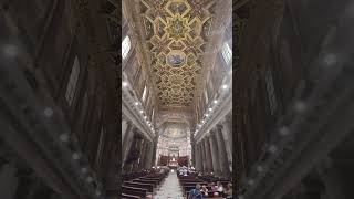 Basilica of Santa Maria in Trastevere in Rome italy [upl. by Elleraj]