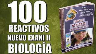 Guía EXANI II BIOLOGÍA  100 Reactivos Simulador ¡Resuelta y Actualizada [upl. by Ahsot302]