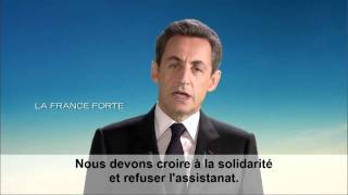 Clip officiel de campagne de Nicolas Sarkozy  Format long [upl. by Lerud]