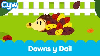 Cân Dawns y Dail  The Cyw Autumn Song  Welsh Kids nursery rhymes and songs [upl. by Walczak]