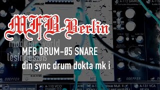 MFB Drum05 Snare Drum  Din Sync DRUM DOKTA [upl. by Lally]