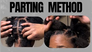 DETAILED Parting Tutorial  How To Get The Perfect Parts for Box Braids [upl. by Ezri]