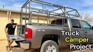 DIY Truck Camper Build  The Frame Pt1  How To [upl. by Eltsirk440]