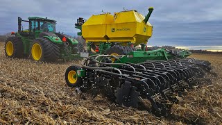 New Strip Tiller Outfitted With John Deere Passive Aggressive Implement Guidance [upl. by Alikahs]