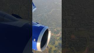 Stunning Aerial View Before Landing  Scenic River amp Landscape LandingMoment shorts youtubeshorts [upl. by Oemor]