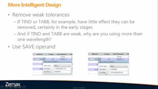 How to Accelerate Your Tolerance Analysis  OpticStudio [upl. by Wynne]