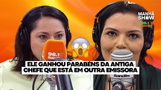 Sem Eliana Tiago Barnabé ganha chance no Domingo Legal  Manhã Show [upl. by Demmer644]