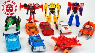 Transformers Robots in Disguise Mini Con Deployers Drift Fracture Overload Vehicle Robot Car Toys [upl. by Aicemed939]