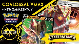 Coalossal VMAX Deck Is TANKY With Zamazenta V From Celebrations Pokemon TCG [upl. by Blim]