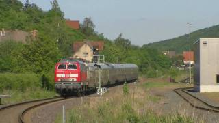 HD 218 450  103 184 mit Rheingold amp VT 98 mit Pfiffen in Wernigerode [upl. by Awhsoj264]