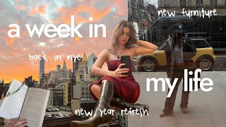 week in my life NYC  starting off the new year making pizzas amp room updates [upl. by Eiramanna]