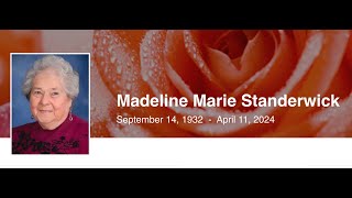 Madeline Standerwick  Celebration of Life [upl. by Thekla596]