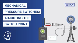 Mechanical pressure switches  Adjusting the switch point [upl. by Negiam]