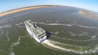 Terschelling aanloop Slenk vanaf schuitengat [upl. by Ahsekim246]