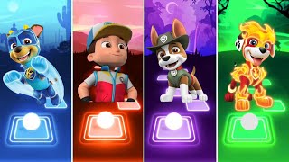 Super Chase Paw Patrol 🆚 Super Marshall Paw Patrol 🆚 Ryder Paw Patrol 🆚 Tracker Paw Patrol [upl. by Lennahc]