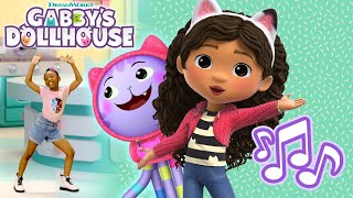 Its a Freeze Dance Party 🪩🥳 Gabbys DanceAlong Game for Kids  GABBYS DOLLHOUSE [upl. by Adiol]