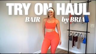 ATHLEISURE TRY ON HAUL  Bair By Bria  Curvy Girl Approved [upl. by Eciryt]