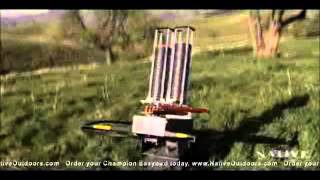 Champion EasyBird Doubles Automatic Trap Thrower [upl. by Nairret]