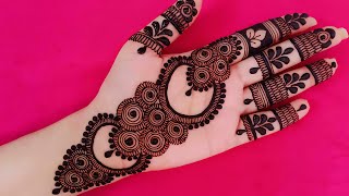 Chhath puja mehndi design Simple  Easy mehndi design  Mehndi designs  Cone designsMehandi design [upl. by Illene]