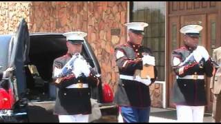 USMC Sgt Zachary J Walters KIA Homecoming [upl. by Trixi]