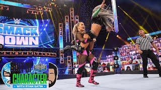 Natalya on Sasha Banks school bus fight Vince McMahon more  Out of Character  WWE ON FOX [upl. by Ylrebma872]