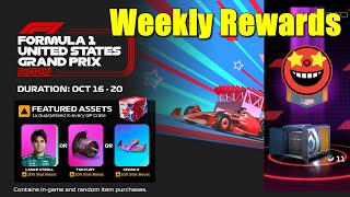 F1 Clash  Weekly Rewards USA GP [upl. by Schriever]