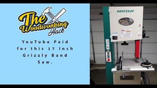 YouTube Paid for this 17 Inch Band Saw Grizzly G0513X2F  Unboxing and review [upl. by Sherman890]