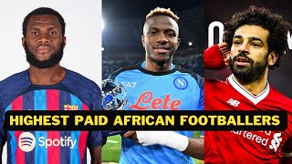 Top 10 Highest Paid Footballers In Africa In 2024 [upl. by Neyr262]