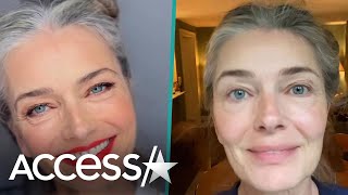 Paulina Porizkova Admits She Doesnt Use Botox At 58 In MakeupFree Video [upl. by Spiegleman]